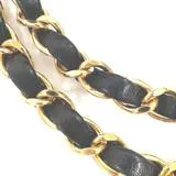 CHANEL シャネル マトラッセ ダイアナフラップ チェーンショルダー ブラック ラムスキン【432】2148103586101