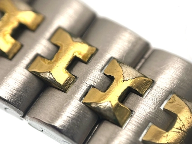 HERMES エルメス レディース クォーツ プロフィール コンビ シルバー文字盤 GP/SS 現状販売【472】HK