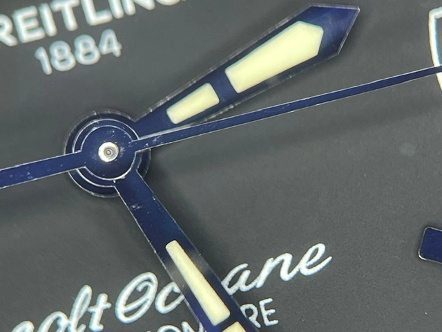 BREITLING ブライトリング 腕時計 コルトオーシャン A57350 ステンレス ブラック文字盤 クォーツ【472】TS