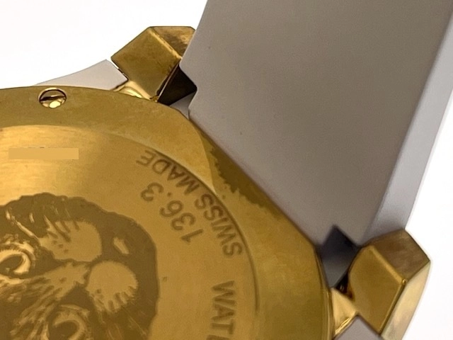 GUCCI グッチ  DIVE ダイブ クォーツ ホワイト ラバー メンズ YA136322【472】