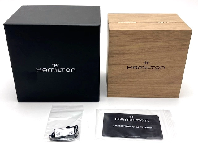 HAMILTON ハミルトン メンズ オートマチック カーキ・フィールド Murph Auto H70605731 ブラック文字盤 SS/社外Genuine leather/社外SSバックル 現状販売品【472】HK
