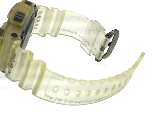 CASIO カシオ メンズ クオーツ G-SHOCK 第7回国際イルカ･クジラ会議 DW-8600KJ-8T デジタル文字盤 樹脂/チタン【472】HK