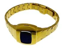 HAMILTON ハミルトン レディース クオーツ アメリカンクラシック PSR 74 H52314130 レッド文字盤 SS(イエローPVD) 現状販売品【472】HK