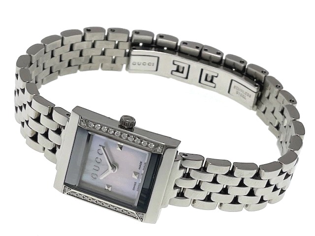 GUCCI グッチ レディース クオーツ 128.4 YA128405 ホワイト