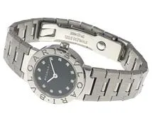 BVLGARI ブルガリ　レディース クオーツ　ブルガリ ブルガリ BB23SS　ブラック12PD文字盤 SS【472】HK