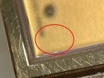 HERMES エルメス レディース クォーツ ケリーウォッチ KE1.201 ゴールド文字盤 GP/クロコレザー(〇W刻印/1993年年頃) 現状販売【472】HK