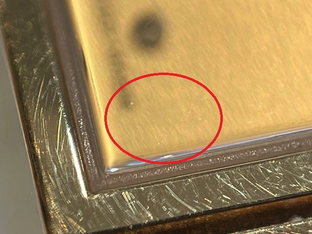 HERMES エルメス レディース クォーツ ケリーウォッチ KE1.201 ゴールド文字盤 GP/クロコレザー(〇W刻印/1993年年頃) 現状販売【472】HK