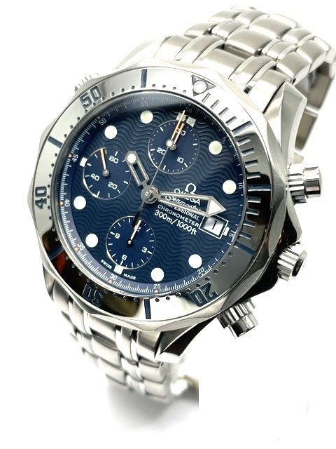 オメガ OMEGA 2598.80 ブルー メンズ 腕時計