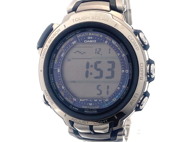 CASIO カシオ メンズ 電波ソーラー プロトレック マナスル トリプル