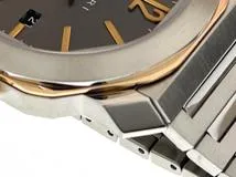 BVLGARI ブルガリ メンズ 自動巻き オクト OCP41SG グレー文字盤 PG/SS【472】HK