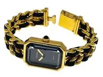 CHANEL シャネル レディース クオーツ プルミエールS H0001 ブラック  