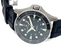 HAMILTON ハミルトン メンズ オートマチック カーキ H82515330 ブラック文字盤 SS/ラバー 現状販売品【472】HK