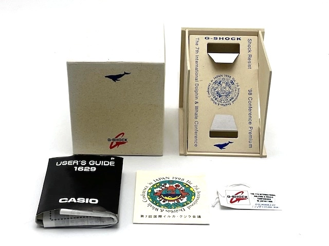 CASIO カシオ メンズ クオーツ G-SHOCK 第7回国際イルカ･クジラ会議 DW-8600KJ-8T デジタル文字盤 樹脂/チタン【472】HK