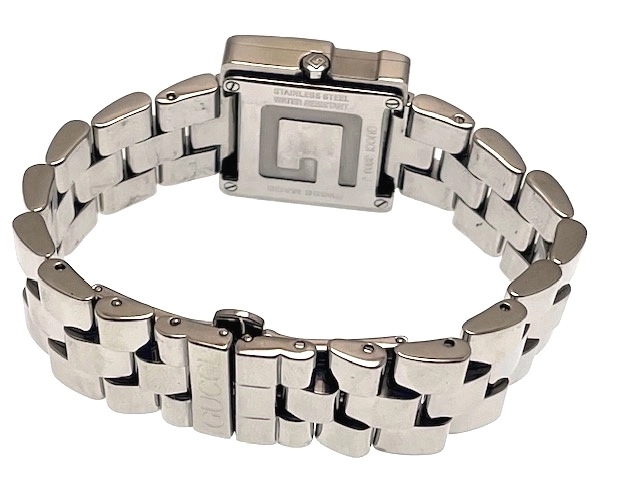 GUCCI グッチ レディース クオーツ 3600J ブラック文字盤 SS【472】HK