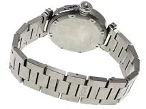 2006年6月並行品 Cartier カルティエ　男女兼用 オートマチック　パシャC W31075M7 ピンク文字盤 SS【472】HK