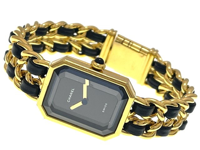 中古】シャネル CHANEL プルミエール Lサイズ H0001 腕時計 GP