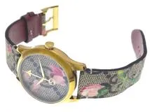 GUCCI グッチ 男女兼用 クォーツ Gタイムレス GGフラワー 126.4