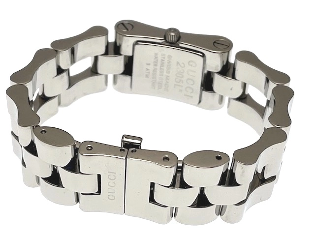 GUCCI グッチ レディース クオーツ 2305L YA023512 シルバー文字盤 SS【472】HK