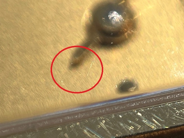 HERMES エルメス レディース クォーツ ケリーウォッチ KE1.201 ゴールド文字盤 GP/クロコレザー(〇W刻印/1993年年頃) 現状販売【472】HK