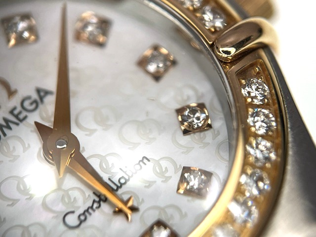 OMEGA オメガ 腕時計 コンステレーション・ダイヤベゼル 1360.75 SS/PG  