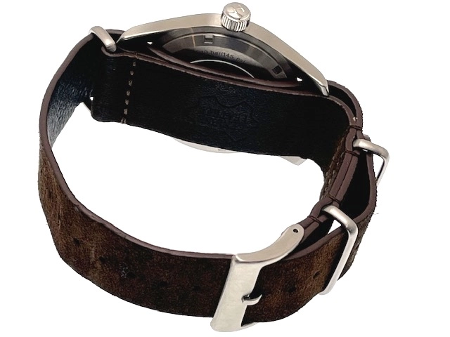 HAMILTON ハミルトン メンズ オートマチック カーキ・フィールド Murph Auto H70605731 ブラック文字盤 SS/社外Genuine leather/社外SSバックル 現状販売品【472】HK