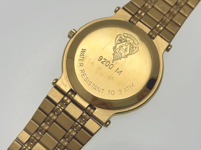 GUCCI 腕時計 9200M GUCCI グッチ 腕時計 9200M GP アイボリー文字盤 クオーツ【472
