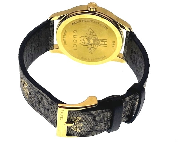 GUCCI グッチ メンズ クォーツ Gタイムレス 126.4 YA1264068 GG文字盤  