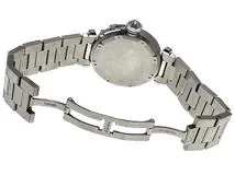 2006年6月並行品 Cartier カルティエ　男女兼用 オートマチック　パシャC W31075M7 ピンク文字盤 SS【472】HK