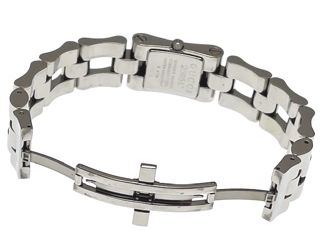 GUCCI グッチ レディース クオーツ 2305L YA023512 シルバー文字盤 SS【472】HK