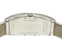 TIFFANY & Co. ティファニーアンドコー レディース クォーツ ジェメア Z6401.10.10A29A48A ホワイト文字盤 SS/サテンレザー【432】HK
