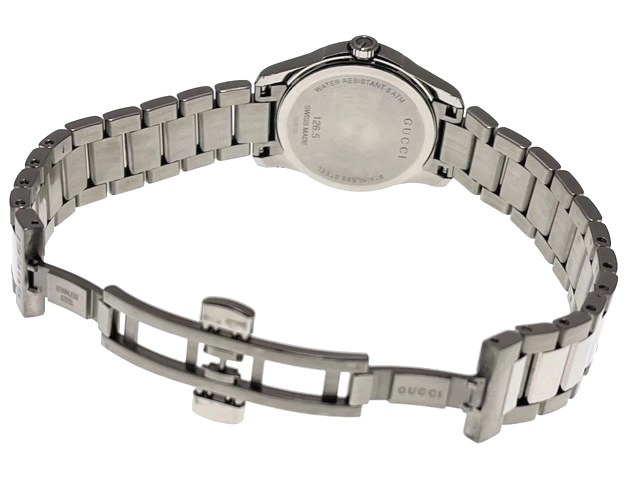 GUCCI グッチ　レディース クオーツ　Gタイムレス YA126542　ホワイトシェル12PD文字盤 SS【472】HK