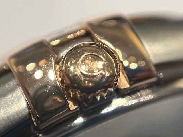 OMEGA オメガ レディース クオーツ コンステレーション ブラッシュ スター 123.25.24.60.05.002 ホワイトシェル文字盤 RG/SS【472】HK