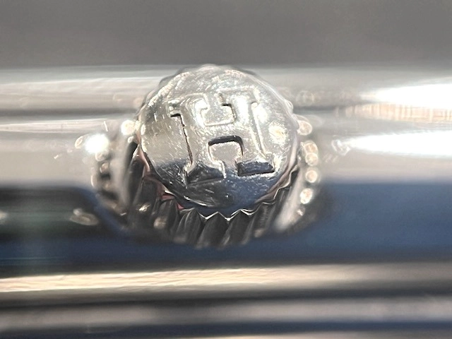 HERMES エルメス メンズ クォーツ ラリー RA1.810 グレー文字盤 SS【472】HK