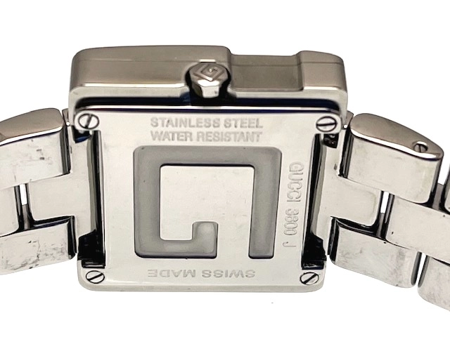 GUCCI グッチ レディース クオーツ 3600J ブラック文字盤 SS【472】HK