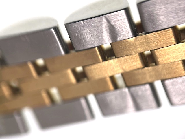 S番 ROLEX ロレックス レディース オートマチック デイトジャスト26 69173G シャンパンホリコン10PD文字盤 旧留 K18YG/SS【472】HK