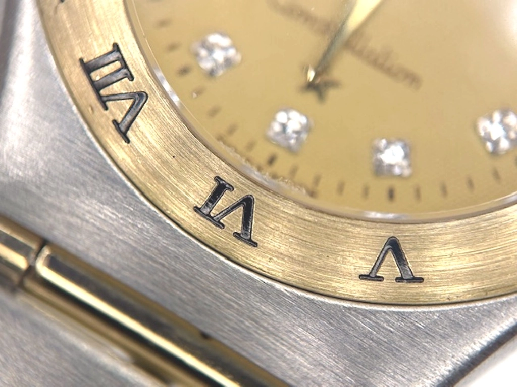 OMEGA オメガ 腕時計 コンステレーション ミニ 1262.15 SS/YG シャンパン/12PD文字盤【472】TS