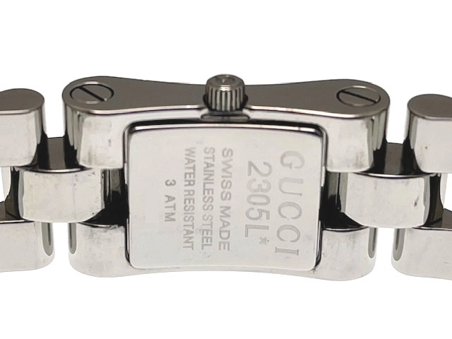 GUCCI グッチ レディース クオーツ 2305L YA023512 シルバー文字盤 SS【472】HK