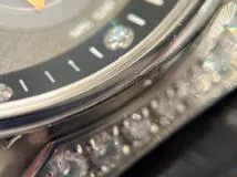 LOUIS VUITTON  ルイヴィトン 腕時計 タンブール ムーンスターGM Q8E00Z ステンレススチール/アリゲーターベルト クオーツ【472】TS