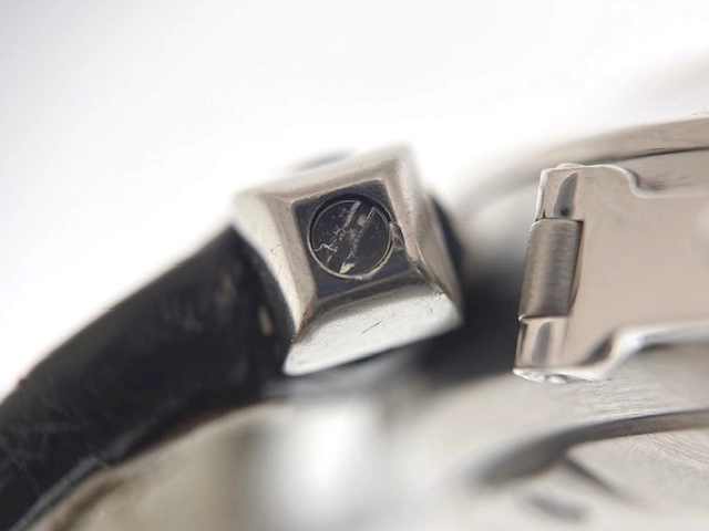 Cartier カルティエ 腕時計 パシャC W3106099 SS/アリゲーターベルト ブラック文字盤 自動巻き【472】TS