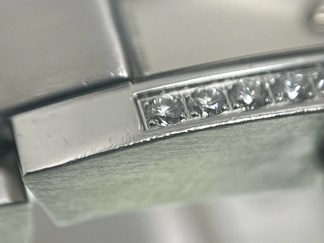 GUCCI グッチ レディース クオーツ 4600L Dベゼル シルバー文字盤 SS【472】HK