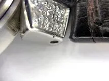 LOUIS VUITTON  ルイヴィトン 腕時計 タンブール ムーンスターGM Q8E00Z ステンレススチール/アリゲーターベルト クオーツ【472】TS