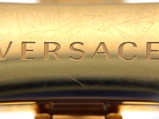VERSACE ヴェルサーチ 腕時計 バニティ P5Q ゴールドプレート/革