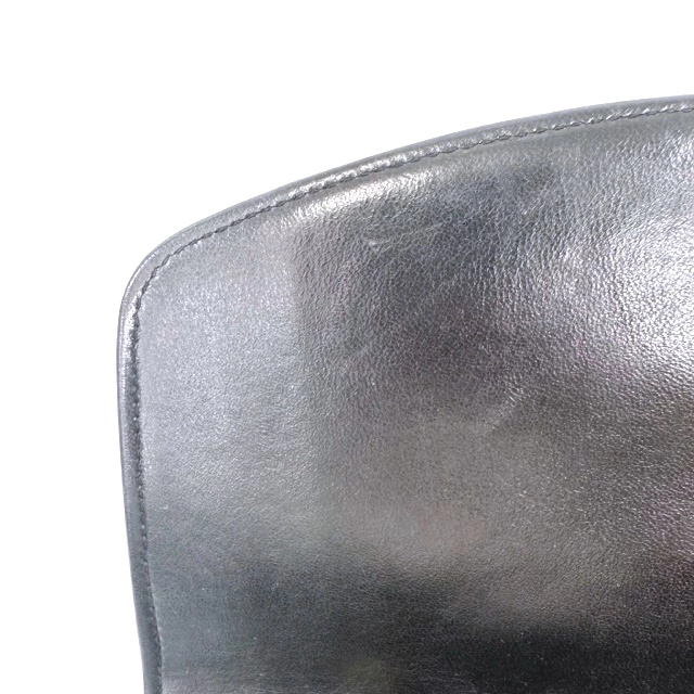 CHANEL シャネル マトラッセ ダイアナフラップ チェーンショルダー ブラック ラムスキン【432】2148103586101