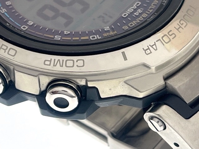 CASIO カシオ メンズ 電波ソーラー プロトレック マナスル トリプルセンサー PRX-2000T-7JT デジタル文字盤 チタン【472】HK