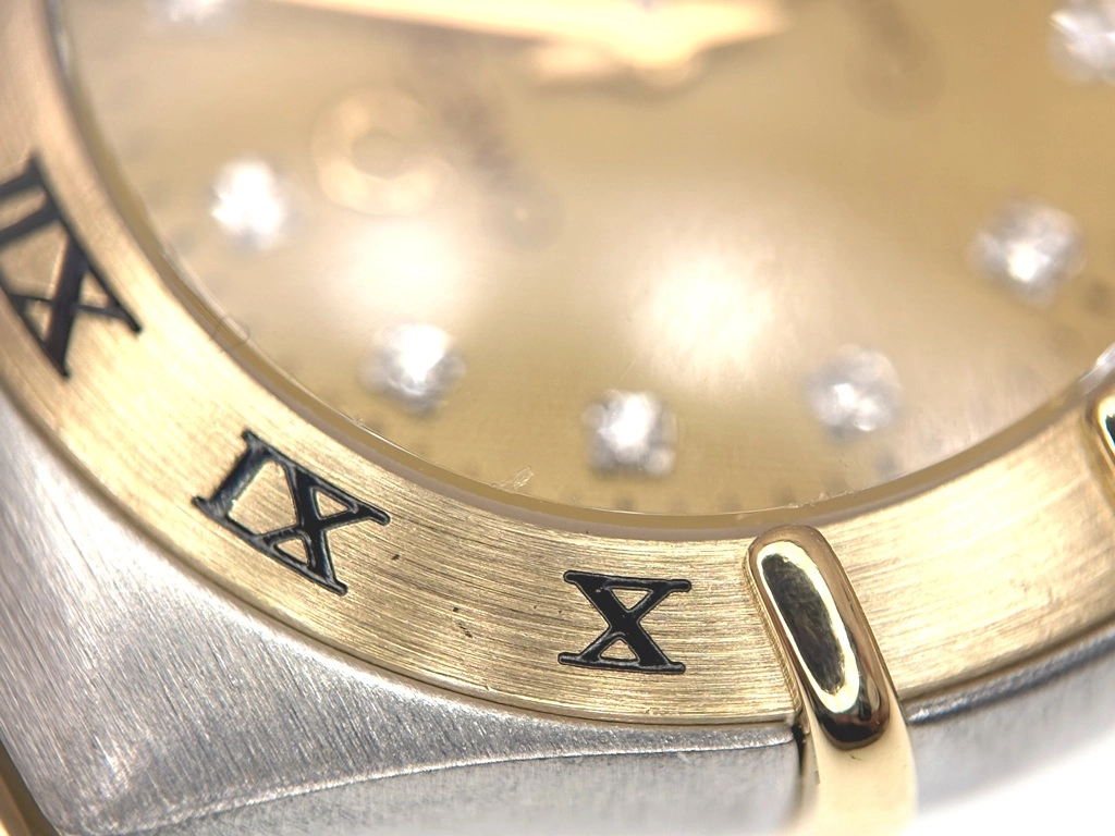 OMEGA オメガ 腕時計 コンステレーション ミニ 1262.15 SS/YG シャンパン/12PD文字盤【472】TS