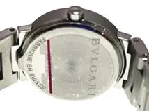 BVLGARI ブルガリ　レディース クオーツ　ブルガリブルガリ BB23SS ブラック文字盤 SS 観音バックル【472】HK