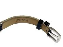 FURLA フルラ レディース クオーツ CLUB 4251109504 シルバー文字盤 SS/レザー【472】HK