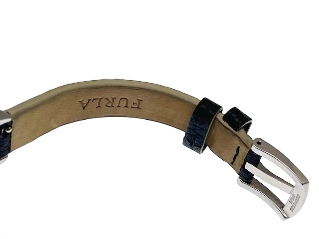 FURLA フルラ レディース クオーツ CLUB 4251109504 シルバー文字盤 SS/レザー【472】HK