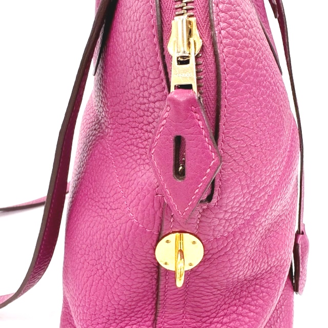 HERMES エルメス ボリード31 ハンドバッグ ショルダーバッグトスカ □O 