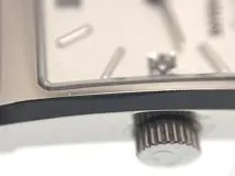 EMPORIO ARMANI エンポリオ･アルマーニ レディース クォーツ AR-3115 シルバー文字盤 SS/レザー【472】HK